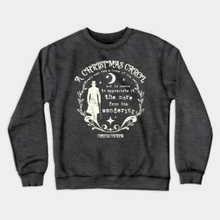 Wandering - A Christmas Carol vintage design Crewneck Sweatshirt